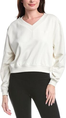 Sweaty Betty Women's Revive Casual Cropped V-Neck Sweatshirt in Saudi Arabia