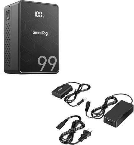 طقم بطارية SMALLRIG V Mount وLP-E6NH Dummy Battery Power Supply محول لكاميرات Canon in Saudi Arabia