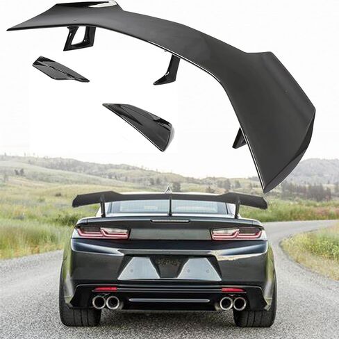 المفسد الخلفي جناح لامع أسود ZL1 1LE البديل لعام 2016-2024 CAMARO SS RS LT ZL جميع الطرز بدون كاميرا المفسد الخلفي in Kuwait
