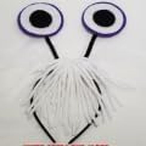 Tellingyou Halloween Monster Costume for Kids Purple Monster Big Eyes Headband for Girls Toddler Cosplay in Saudi Arabia