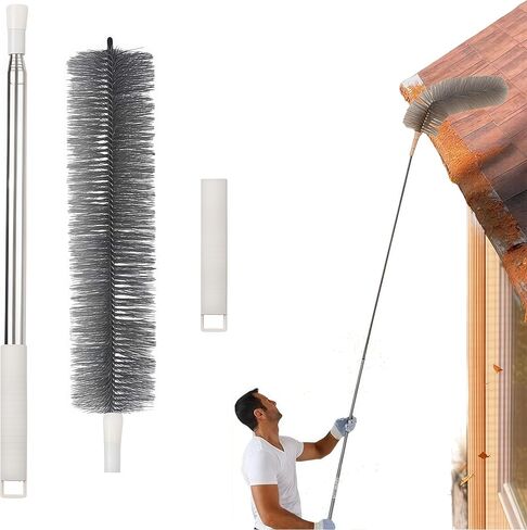 منظف ​​واقي الحبيث ، منفضة العنكبوت مع عمود تمديد ، فرشاة شعيرات قاسية بطول 8 أقدام ، جيدة لتنظيف الأشياء من السطح أو حارس الحضيض ، والخبز تحت المزاري أو العوارض الأزرق ، والأزرق in Kuwait