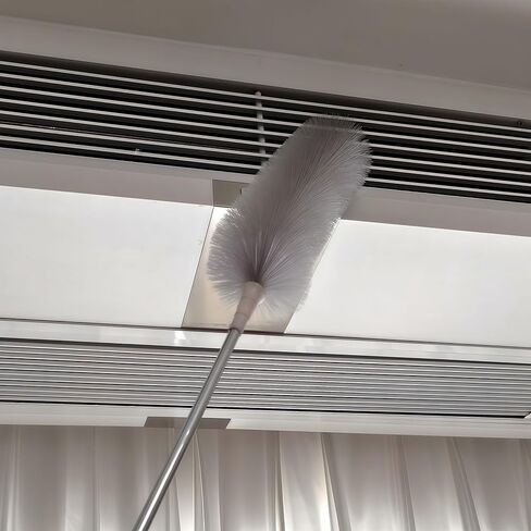 منظف ​​واقي الحبيث ، منفضة العنكبوت مع عمود تمديد ، فرشاة شعيرات قاسية بطول 8 أقدام ، جيدة لتنظيف الأشياء من السطح أو حارس الحضيض ، والخبز تحت المزاري أو العوارض الأزرق ، والأزرق in Kuwait