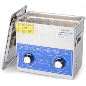 آلة التنظيف بالموجات فوق الصوتية، 304 جهاز غسيل بالموجات فوق الصوتية لجميع الأغراض من الفولاذ المقاوم للصدأ مع لوحة تحكم ميكانيكية للتدفئة ومؤقت للمختبر 40 كيلو هرتز 110 فولت، 10 لتر in Kuwait