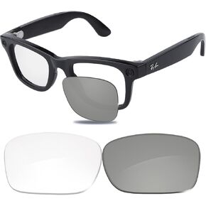 100 ٪ عدسات صفية شمسية بديلة بنسبة 100 ٪ لعنوان Ray-Ban Meta RW4009F 51 مم جسر منخفض-ضوئي غير مستقطب غير مستقطب in Kuwait