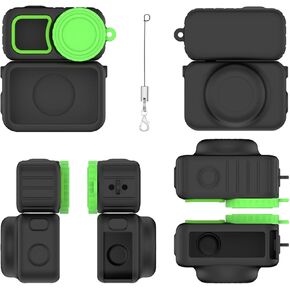 غطاء حماية للعدسة لكاميرا DJI Osmo Nano، غطاء حماية من السيليكون لملحقات حماية الكاميرا Nano Action (وردي) in Kuwait