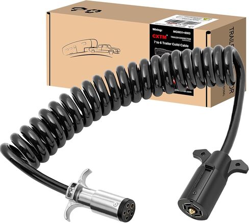 7 دبوس إلى 6 دبوس محول مقطورة دبوس ، يمتد سلك مقطورة من 7 إلى 6 إلى 6 أقدام ، و 7 سلاح إلى 6-ware cable cable rv 6 إلى 7 in Kuwait