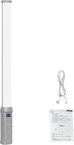 Sorandy 3000mAh LED عصا إضاءة الفيديو، عصا إضاءة التصوير الفوتوغرافي مع 124 مصباح LED 20 مشهدًا للبث المباشر للصور الفوتوغرافية الإبداعية 2500k 9900k Cri95 RGB Color in Kuwait