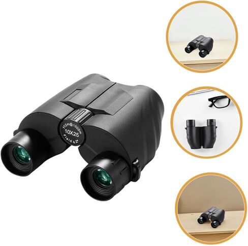 10x25 High Definition Binoculars for Adults Lightweight Shockproof Night Vision Wildlife Camping Binoculars with Wide Field of View for Bird Watching Hunting and Outdoor in Saudi Arabia