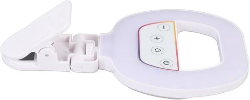 Yinhing RGB Video Light مع مشبك/حامل، 3 خيارات لدرجة حرارة اللون، 5 إعدادات سطوع قابلة لإعادة الشحن 2700 6500K CRI Ra95 LED، ضوء ملء للبث المباشر للتصوير الفوتوغرافي والتصوير بالفيديو والمكياج in Kuwait
