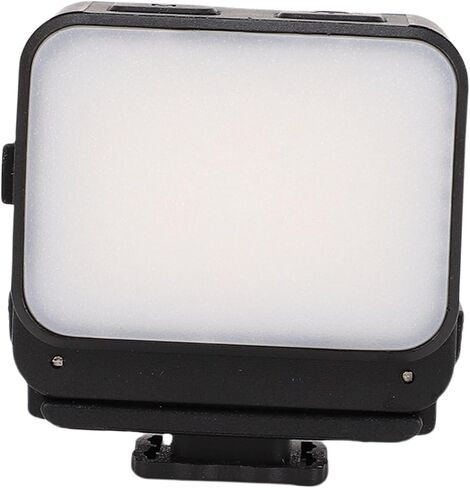 LED Fill Light Magnetic Splash Proof 3 Color 4 Brightness Levels Camera Auxiliary Light with Cold Shoe Port QR Port for DJI Pocket 3 Action 5 Handheld Camera Photography (Single) in Saudi Arabia