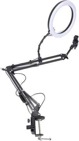 Yinhing Overhead Light with Phone Clamp/Holder Desktop Light for Professional Beauty Makeup Nail Art Live Streaming Photography and Video Recording in Saudi Arabia