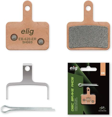 ELIG Bike Disc Brake Pads for Shimano Nexave BR-C501, BR-C601/Nexus BR-M375/Tourney BR-TX805/Deore LX BR-T675/Alivio BR-M395, BR-M446, BR-M4050｜Tektro Dorado HD-E715/Draco 2 HD-M532/Gemini SL HD-M520 in Saudi Arabia