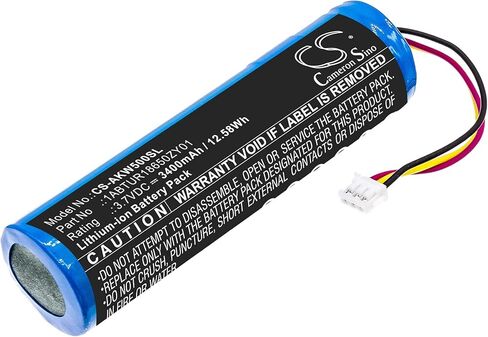 FITHOOD Battery Replacement for AKAI EWI 5000 5000 Solo 1ABTUR18650ZY01 (3400mAh/3.7V) in Saudi Arabia