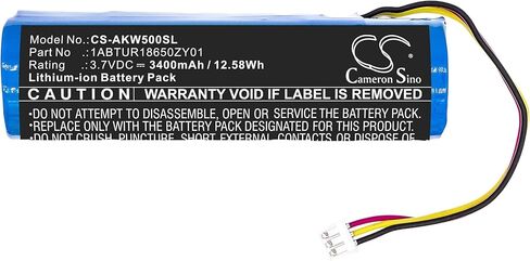 FITHOOD Battery Replacement for AKAI EWI 5000 5000 Solo 1ABTUR18650ZY01 (3400mAh/3.7V) in Saudi Arabia