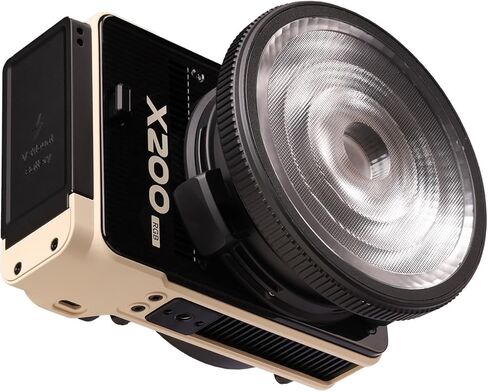 Yunseity 200W COB LED Video Light, Lightweight 830g Portable Studio Lighting with 1.3 Inch LCD Screen and APP Control, for Indoor Outdoor Photography Videography (X200RGB Combo) in Saudi Arabia