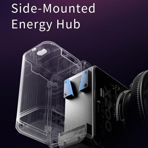 X200 200W COB LED Video Light, 19000lux 2700K 6500K Photography Light with LCD Screen APP Control, for Studio Photography Video in Saudi Arabia