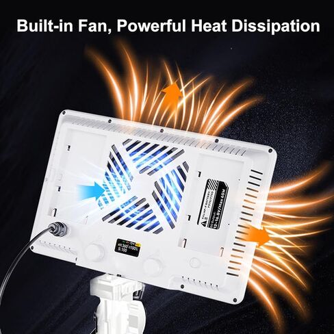 Yunseity RGB LED Panel Light 100W 2500K-9900K 4550lux 1008 LED Beads with APP Remote Control Mobile Control Smartphone Control for Professional Studio Streaming Gaming (US Plug) in Saudi Arabia