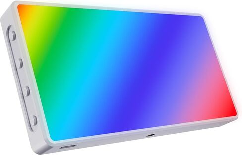 PUSOKEI RGB Video Light, LED Camera Light with 225 LEDs & 95+ CRI, Photography Lighting for TikTok Live Streaming,4000mAh Battery & Cold Shoe Mount in Saudi Arabia