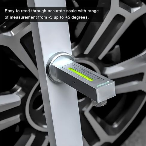 Adjustable Magnetic Gauge Tool, Camber Castor Strut Wheel Alignment Automotive Tire Repair Tool, Wheel Hub Allignment Instrument Magnetic Gauge Tool for Car RV Truck Camber in Saudi Arabia