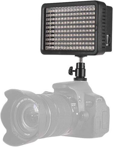 Fydun احترافية قابلة للتعتيم فائقة القوة LED فيديو ضوء 5600K 160 LEDs خرز CRI مرشحات لكاميرات الفيديو DSLR in Kuwait