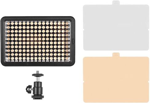 Fydun احترافية قابلة للتعتيم فائقة القوة LED فيديو ضوء 5600K 160 LEDs خرز CRI مرشحات لكاميرات الفيديو DSLR in Kuwait