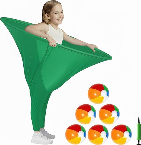 Giant Granny Pants Toss Game Set - Outdoor Yard Game with 6 Bouncy Balls & Pump | Hilarious Party, Team Building & Family Fun for Adults & Kids in Saudi Arabia