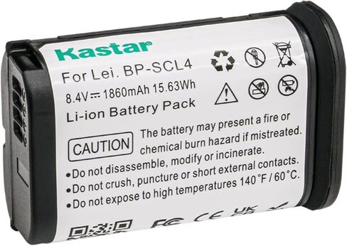 قطعة واحدة بديلة لبطارية Leica BP-SCL6 وBP-SCL4 من Kastar، متوافقة مع LC-SCL6/LC-SCL4 وS، Q2، SL2، SL2-S، Q3 أحادية اللون، SL3، SL3-S، Typ 601 in Saudi Arabia
