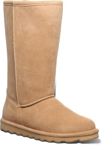 قهوة BEARPAW النسائية Elle Tall مثلجة مقاس 5 | حذاء نسائي كلاسيكي من الجلد السويدي مريح للشتاء in Saudi Arabia