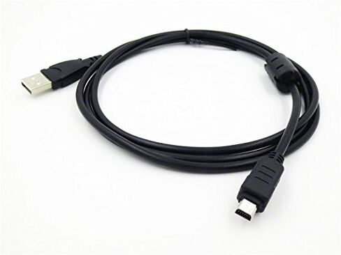 سلك كابل شاحن بطارية USB PC بطول 4FT لكاميرا Olympus CB-USB8 CBUSB8 in Saudi Arabia