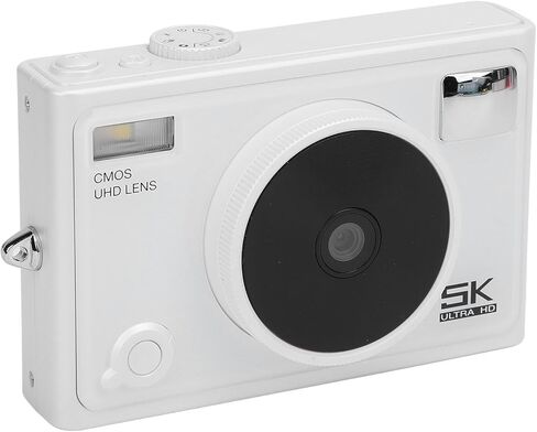 Bewinner 5K 72MP HD Digital Camera, Front Rear Dual Camera Camera with 2.8in Screen, Timelapse Photography, 18X Zoom Compact Digital Cameras for Kid Student (Pink) in Saudi Arabia