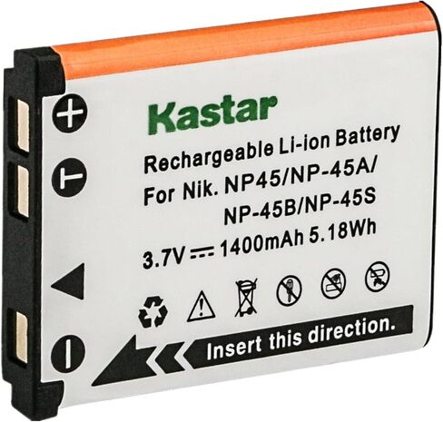 Kastar FNP-45 Battery 2-Pack Replacement for Fujifilm FinePix JZ260 FinePix JZ300 FinePix JZ305 FinePix JZ310 FinePix JZ500 FinePix JZ505 FinePix JZ510 FinePix JZ700 FinePix L30 FinePix L50 Camera in Saudi Arabia