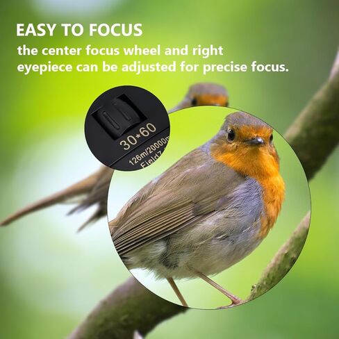 Mini 30x60 Binoculars Compact High Power Binoculars for Hiking Birding Concerts and Sightseeing for Adults in Saudi Arabia