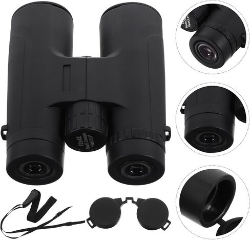 Artibetter 12x42 High Magnification Binoculars for Adults Low Light Night Vision Outdoor Hiking and Camping Binoculars with HD Optics Compact Travel Sports in Saudi Arabia