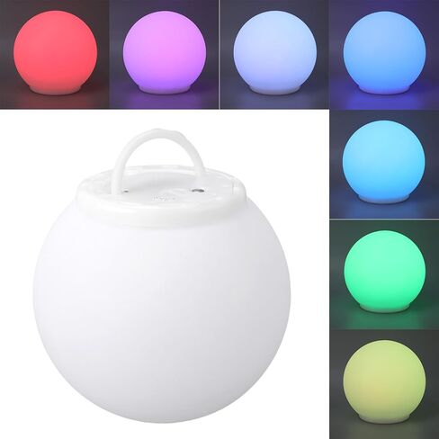 Fydun LED مصباح كرة ملون متوهج 15 سم مقاوم للماء وقابل لإعادة الشحن للتصوير الفوتوغرافي in Kuwait