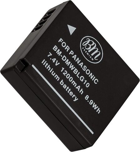 بطارية BM Premium DMW-BLG10 لباناسونيك لوميكس DC-G100، DC-ZS80، DC-ZS99، DC-GX9، DC-LX100 II، DC-ZS200، DC-ZS70، DMC-GX80، DMC-GX85، DMC-ZS60، DMC-ZS100، DMC-GF6، DMC-GX7K، كاميرات DMC-LX100K in Saudi Arabia