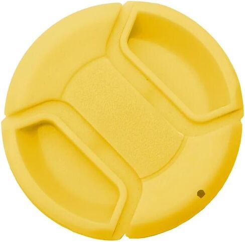 72 77 82 86mm Orange Blue Yellow White Colorful Center Pinch Lens Cap Cover Lid for Snap-on Front Plastic Excellent(72mm,White) in Saudi Arabia