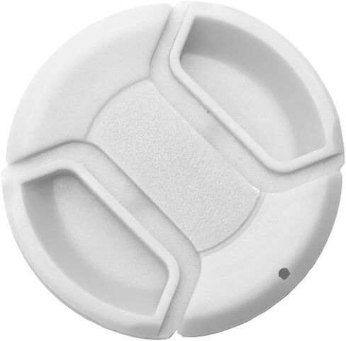 72 77 82 86mm Orange Blue Yellow White Colorful Center Pinch Lens Cap Cover Lid for Snap-on Front Plastic Excellent(72mm,White) in Saudi Arabia