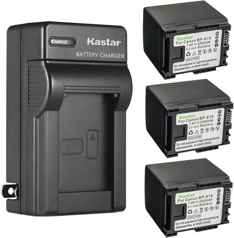 Kastar AC Wall Battery Charger Replacement for Canon VIXIA HF M32 HFM32, VIXIA HF M36 HFM36, VIXIA HF M300 HFM300, VIXIA HF M301 HFM301, VIXIA HF M306 HFM306, VIXIA HF M40 HFM40 Camera in Saudi Arabia