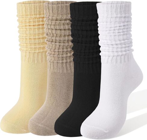 Jspupifip Slouch Slouch للنساء ، Neon Sock 80s قابلة للتنفس جوارب خشنة خشنة إضافية in Saudi Arabia