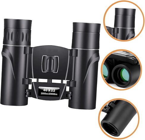 Gadpiparty Compact 40x22 Pocket Binoculars for Adults and Mini Hiking Binoculars with Photo Clip Lightweight for Outdoor Use Wildlife Watching Cruise Accessories in Saudi Arabia
