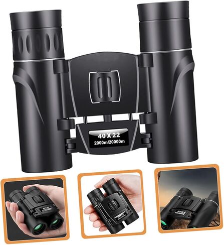 Gadpiparty Compact 40x22 Pocket Binoculars for Adults and Mini Hiking Binoculars with Photo Clip Lightweight for Outdoor Use Wildlife Watching Cruise Accessories in Saudi Arabia