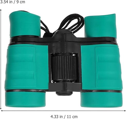 Homoyoyo 4x30 Binoculars Compact Lightweight Outdoor Exploring Binocular for Bird Watching and Travel Green Portable for Ages 3-12 in Saudi Arabia