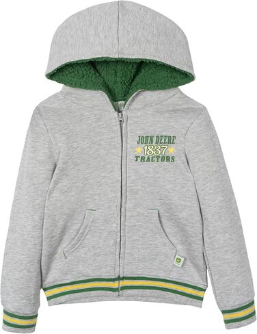 John Deere Tractor Fleece Zip Up Hoodie Toddler to Little Kid Sizes (2T - 7) in Saudi Arabia