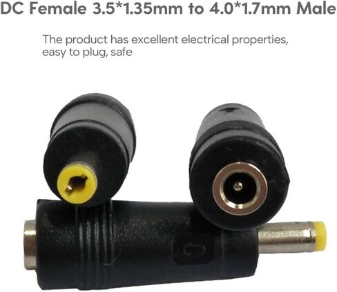 Universal DC3.5x1.35mm Female to DC4.0x1.7mm/5.5x2.1mm/DC5.5x2.5mm Male Adapter for Laptop, Camera Plug Converter in Saudi Arabia