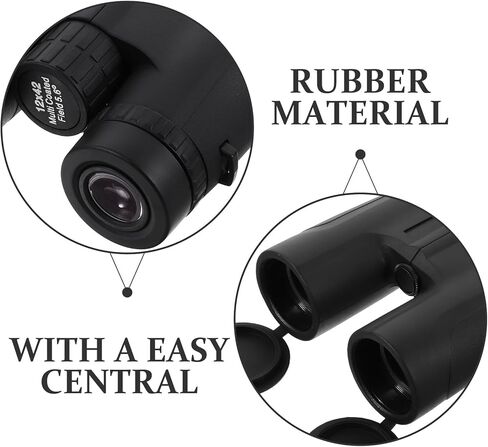 BESPORTBLE 12x42 Outdoor Binoculars Compact Night Vision Telescope for Hiking and Camping and Low Light Performance in Saudi Arabia