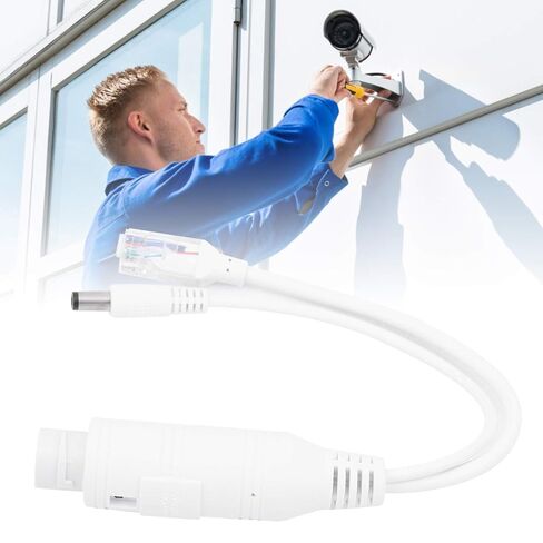 محول فاصل POE 48 فولت إلى 12 فولت وحدة إمداد الطاقة تحويل عالي الكفاءة لكاميرا IP CCTV مادة ABS للمراقبة الخارجية in Kuwait