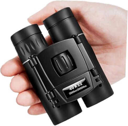 Compact Mini Binoculars 40x22 for Adults, High Magnification Small Telescope with Photo Clip, Lightweight Portable Binoculars for Bird Watching Hiking and Cruise Essentials in Saudi Arabia