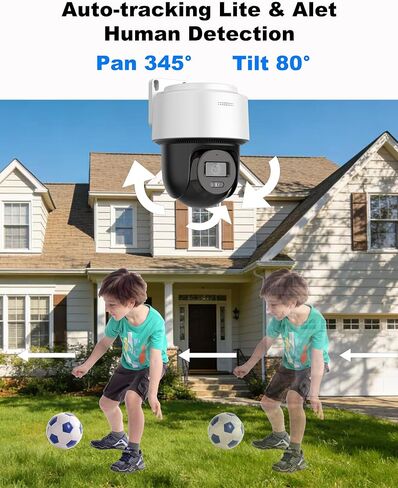 كاميرا مراقبة خارجية DS-2DE2C400MWG-E بدقة 4 ميجابكسل Hik PoE PT، مع تتبع تلقائي لاكتشاف الإنسان، مقاومة للطقس IP66، عدسة 2.8 مم H.265+، فتحة بطاقة SD ذكية هجينة خفيفة (تصل إلى 512 جيجابايت) in Kuwait