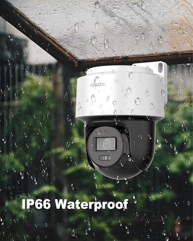 كاميرا مراقبة خارجية DS-2DE2C400MWG-E بدقة 4 ميجابكسل Hik PoE PT، مع تتبع تلقائي لاكتشاف الإنسان، مقاومة للطقس IP66، عدسة 2.8 مم H.265+، فتحة بطاقة SD ذكية هجينة خفيفة (تصل إلى 512 جيجابايت) in Kuwait