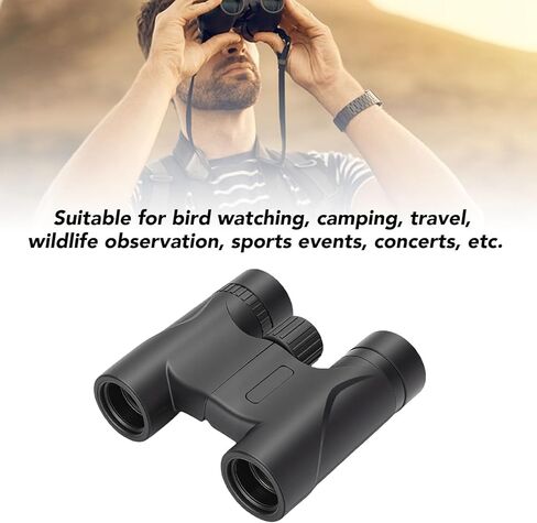 Fabater Portable Binoculars 8X Magnification High Definition Foldable Pocket Telescope for Bird Watching Camping Traveling Wildlife Observation, 8X Binoculars for Adults in Saudi Arabia